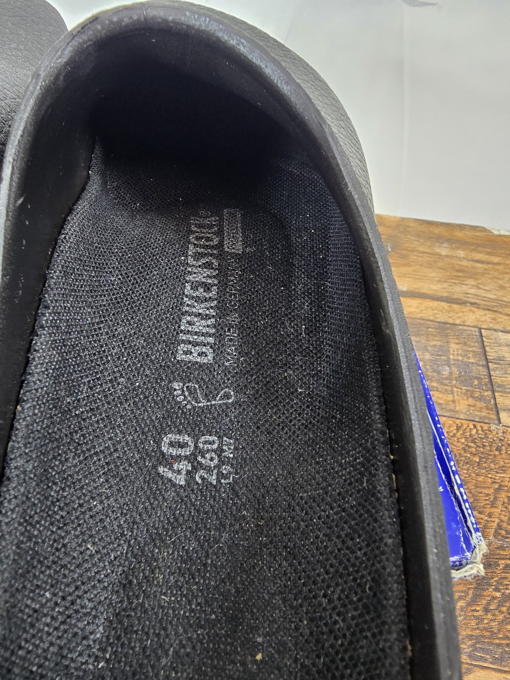 Birkenstock Unisex Super Birki Black Slip On Clog Size 9 - Picture 11 of 16